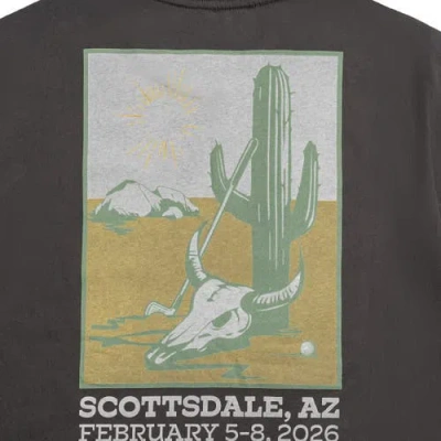 Footjoy Gray Wm Phoenix Open Cactus T-shirt In Gray