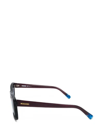 Missoni 60mm Gradient Rectangular Sunglasses In Brown