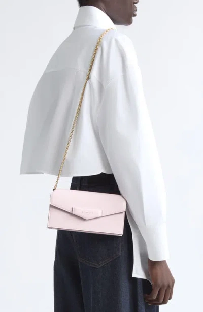 Givenchy Antigona Wallet On A Chain In Light Pink