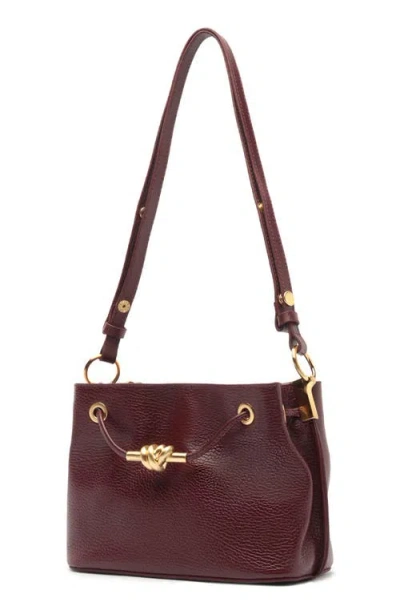 Arezzo Small Daphne Leather Crossbody Bag In Fresh Ruby