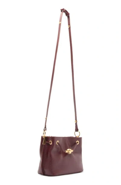 Arezzo Small Daphne Leather Crossbody Bag In Fresh Ruby