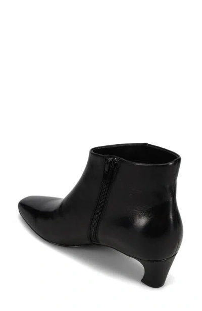 Vaneli Sadie Leather Bootie In Black