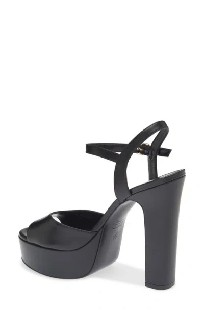 Stuart Weitzman Reade Platform Sandal In Black