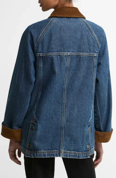 Barbour Modern Beadnell Denim Jacket In Blue