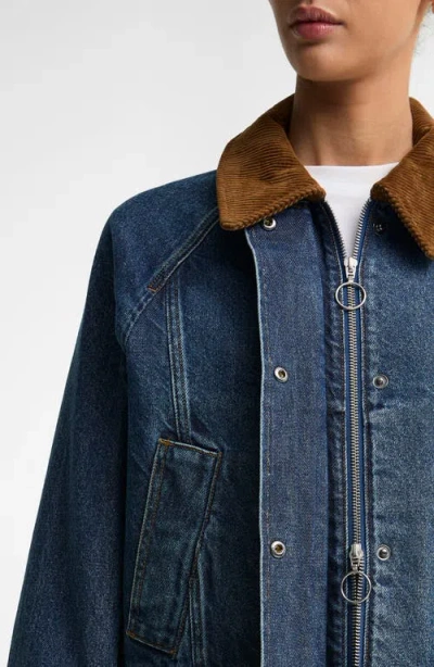 Barbour Modern Beadnell Denim Jacket In Blue
