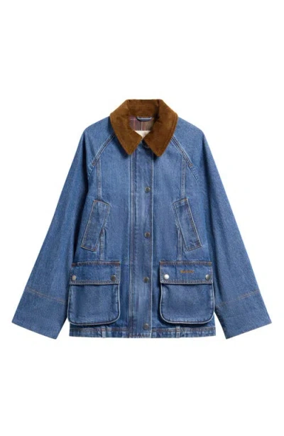 Barbour Modern Beadnell Denim Jacket In Blue