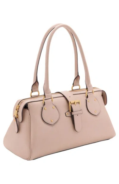 Mango Balboa Shoulder Bag In Nude
