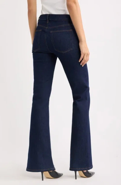 Frame The Pixie Low Rise Bootcut Jeans In Orange