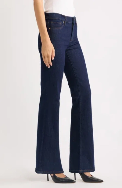 Frame The Pixie Low Rise Bootcut Jeans In Orange