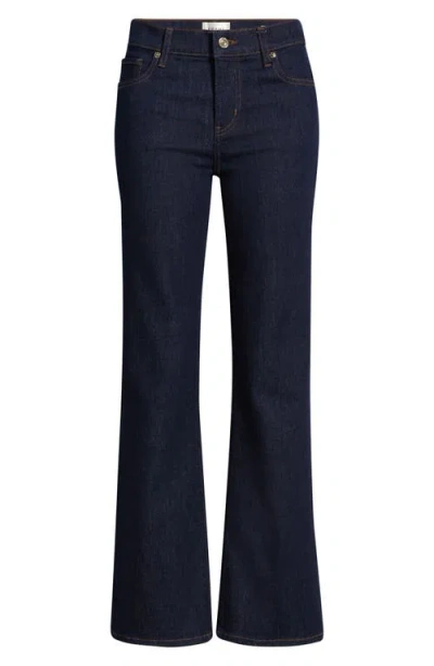 Frame The Pixie Low Rise Bootcut Jeans In Orange