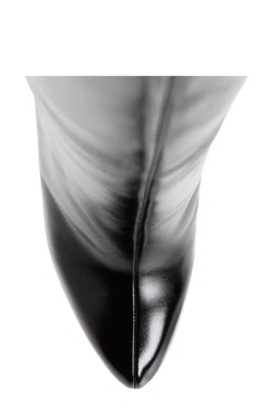 Jeffrey Campbell Unleashed Platform Knee High Boot In Black