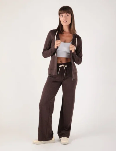 Glyder On The Go Lightweight Zip Up Hoodie In Java