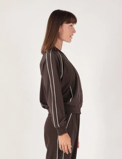 Glyder Track Mode Jacket In Brown