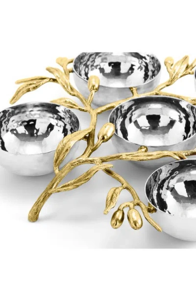 Michael Aram Olive Branch Seder Plate In Silver