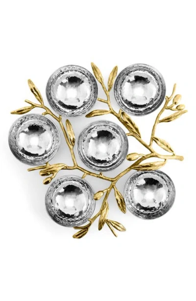 Michael Aram Olive Branch Seder Plate In Silver