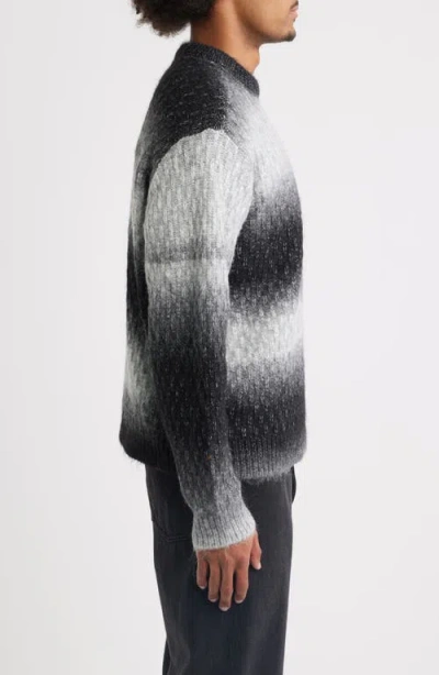 Obey Haze Gradient Sweater In Black
