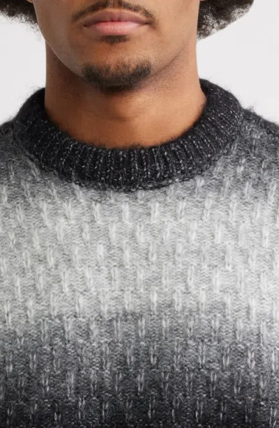 Obey Haze Gradient Sweater In Black
