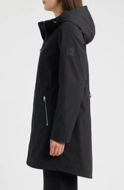 Calvin Klein Soft Shell Parka In Black