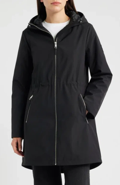 Calvin Klein Soft Shell Parka In Black