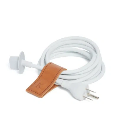 Korchmar Edison Leather Cord Wrapper In Brown