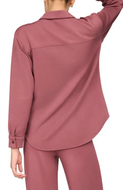 Spanx ® Airessentials Oversize Button-up Shirt In Rum Raisin