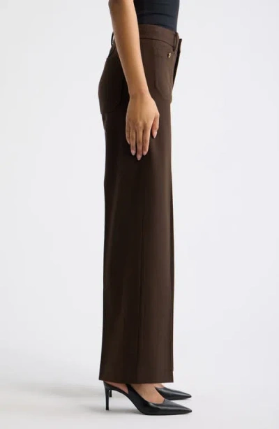 Frame The Pixie Slim Fit Palazzo Pants In Brown
