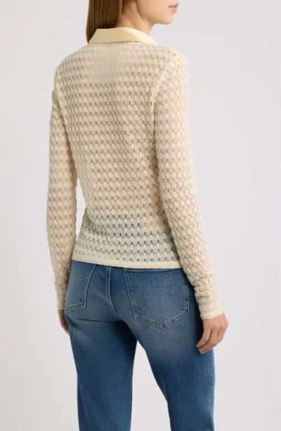 Frame Bubble Stitch Shirt In Neutral