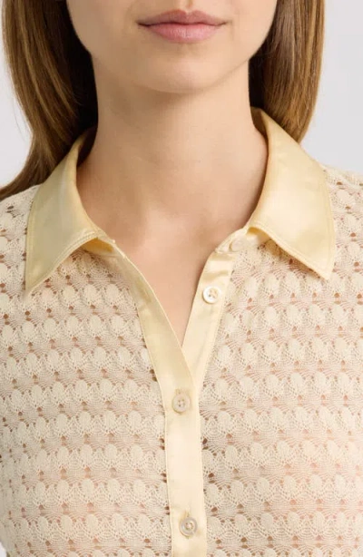 Frame Bubble Stitch Shirt In Neutral