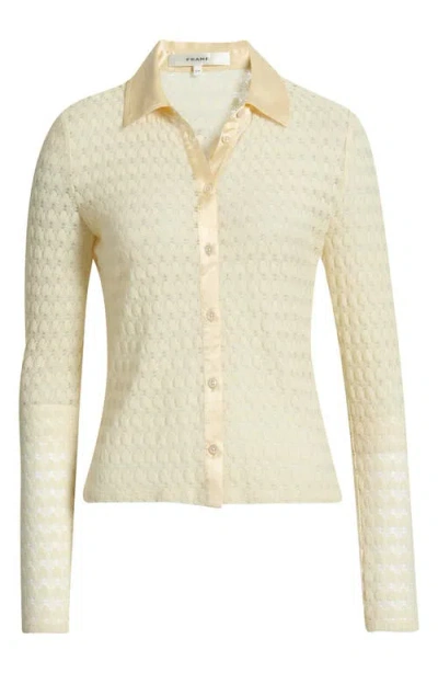 Frame Bubble Stitch Shirt In Neutral