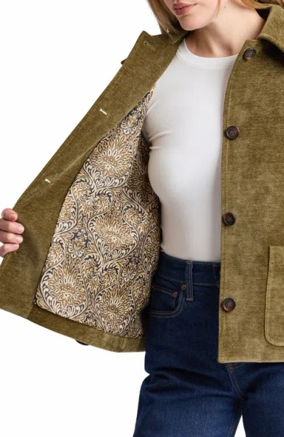 Bagatelle Swing Jacket In Bright Olive