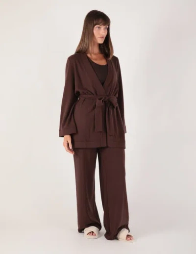 Softflex Cloud Fleece Robe In Java