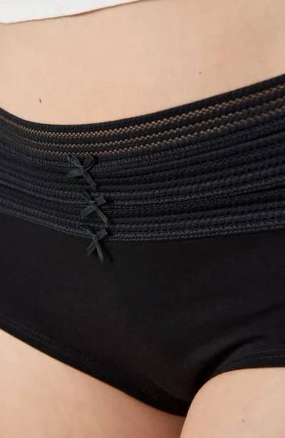 Etam Jack 3-pack Lace Trim Shorty Briefs In Multi