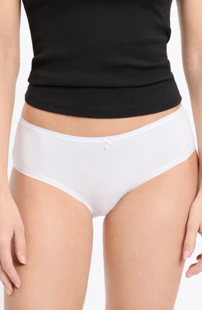 Etam 3-pack Shorty Briefs In White