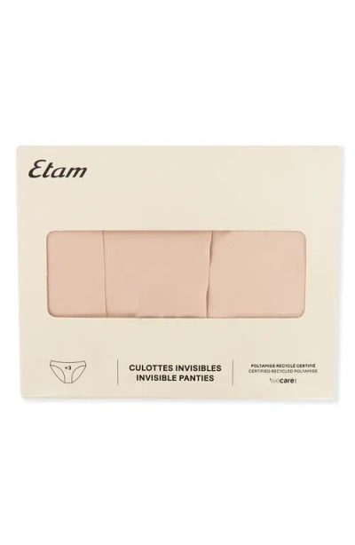 Etam Jessy 3-pack Bikinis In Pink