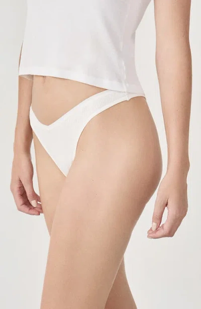 Etam 3-pack Rib Thongs In Multi