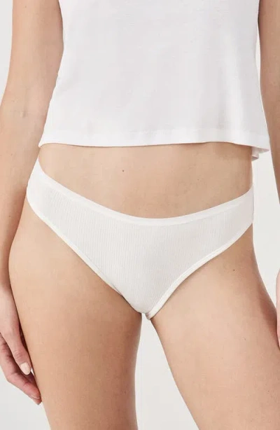Etam John 3-pack Ribbed Bikini Briefs In Blush