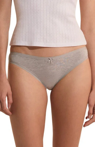 Etam Jack 3-pack Bikini Panties In Grey Multicolor