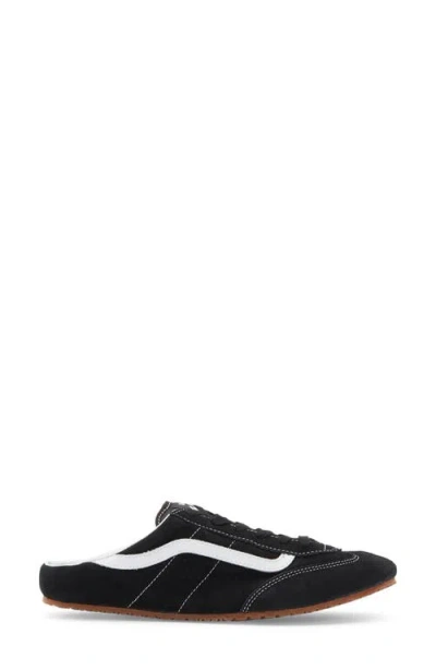 Vans Super Lowpro Mule In Black/white