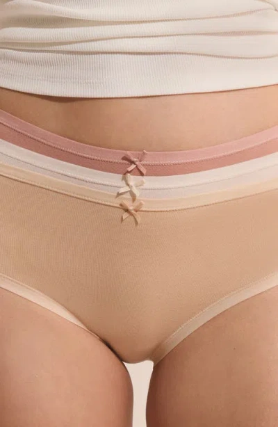 Etam 3-pack Shorty Briefs In Multi