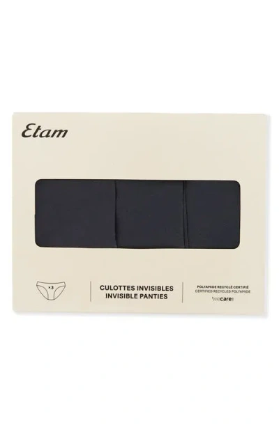 Etam Jessy 3-pack Bikinis In Black