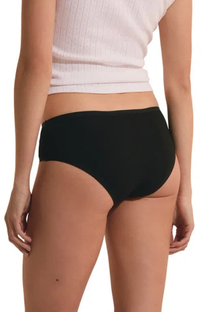Etam 3-pack Shorty Briefs In Black