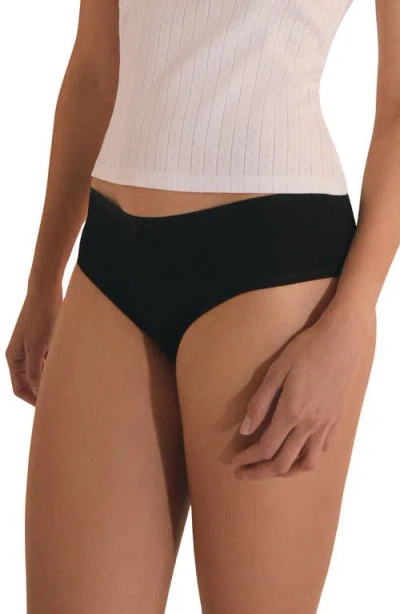 Etam 3-pack Shorty Briefs In Black