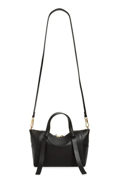 Givenchy Small Snatch Leather Chain Zip Tote In Black