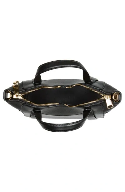 Givenchy Small Snatch Leather Chain Zip Tote In Black