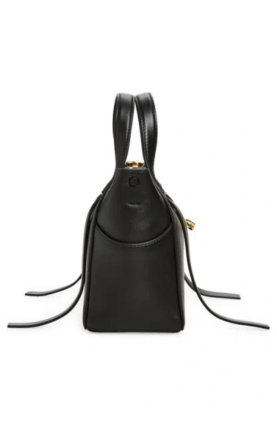 Givenchy Small Snatch Leather Chain Zip Tote In Black