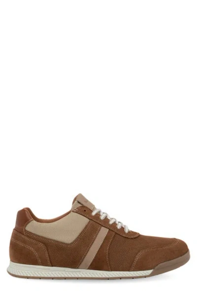 Naot Spin Sneaker In Brown Suede Combo