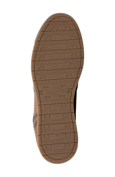 Naot Move Leather Sneaker In Burnished Brown Combo