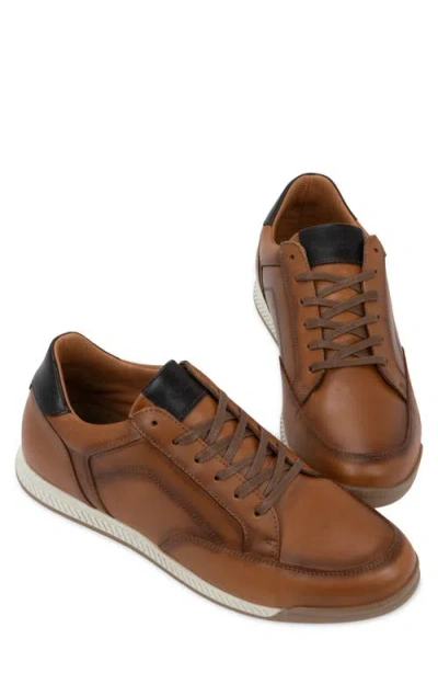 Naot Move Leather Sneaker In Burnished Brown Combo
