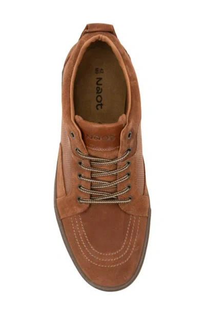 Naot Dash Sneaker In Brown Suede