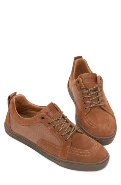 Naot Dash Sneaker In Brown Suede